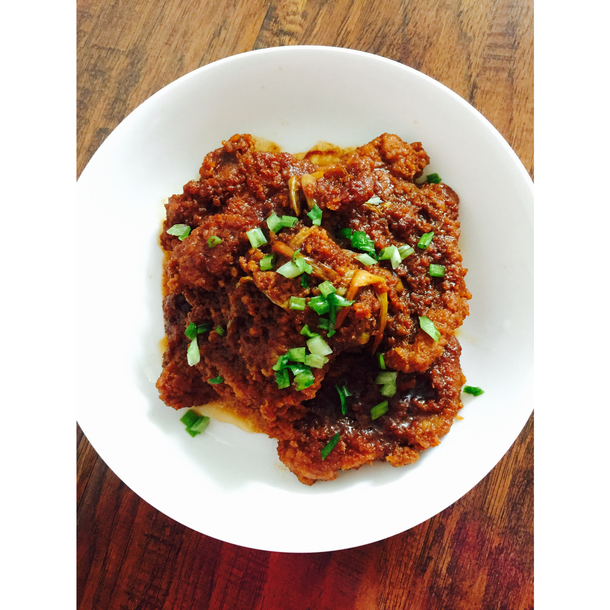 络绎--做的葱烤大排