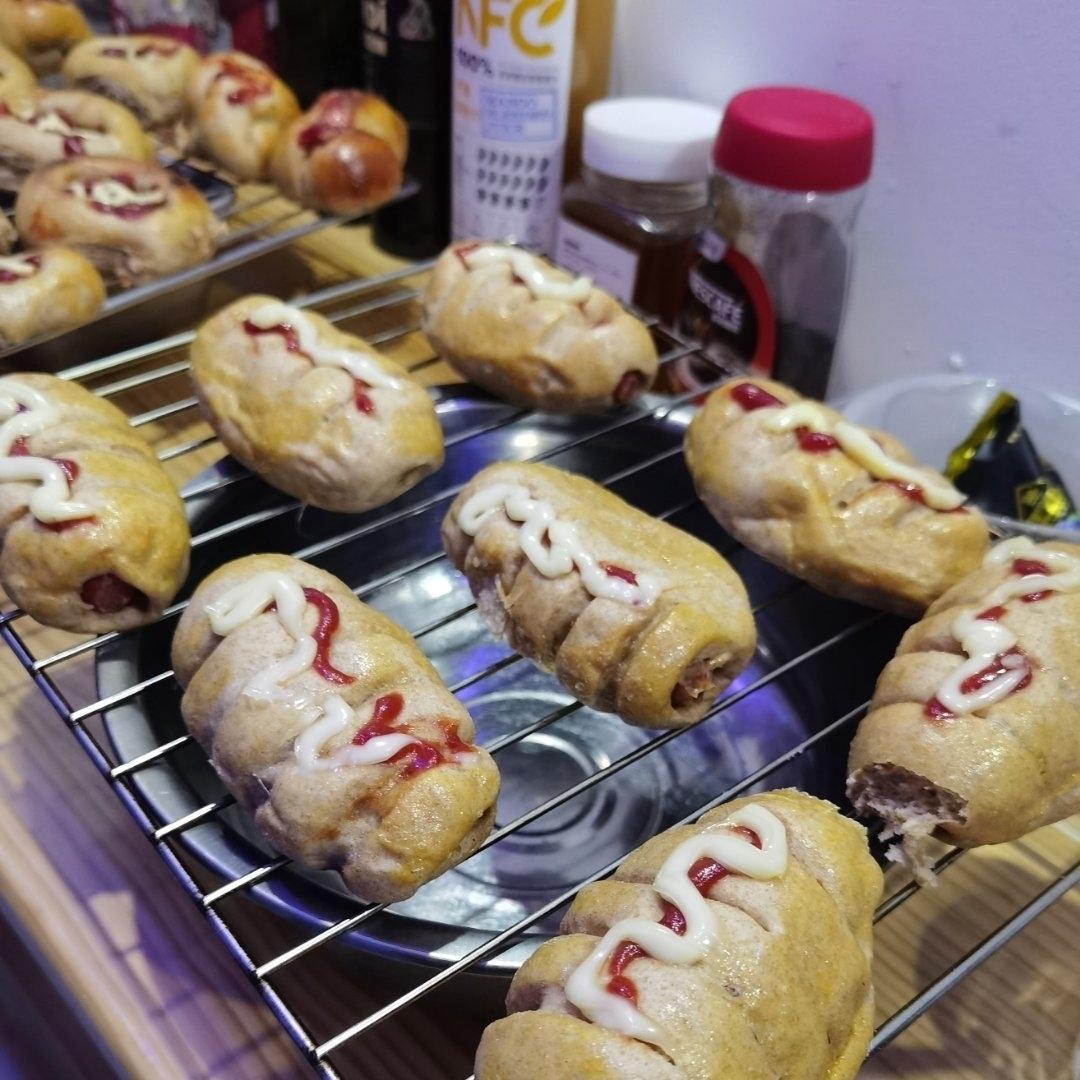 全麦肠仔小面包❗小朋友最爱的小面包🔥