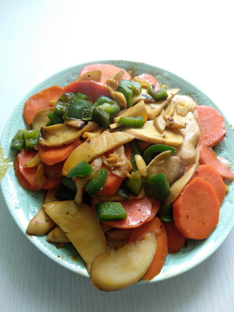 老丁的私房菜-美极杏鲍菇