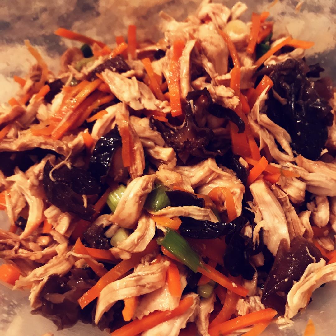减脂健身｜凉拌手撕鸡丝（香辣&麻油版）
