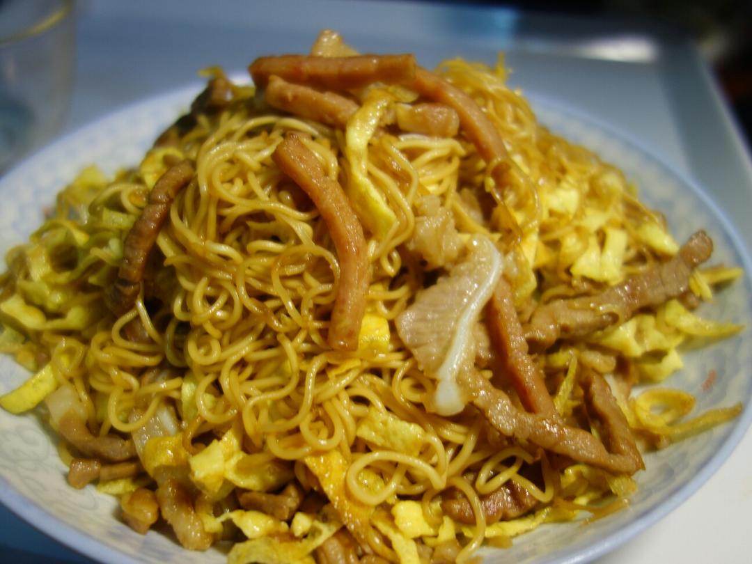 三丝炒面的做法