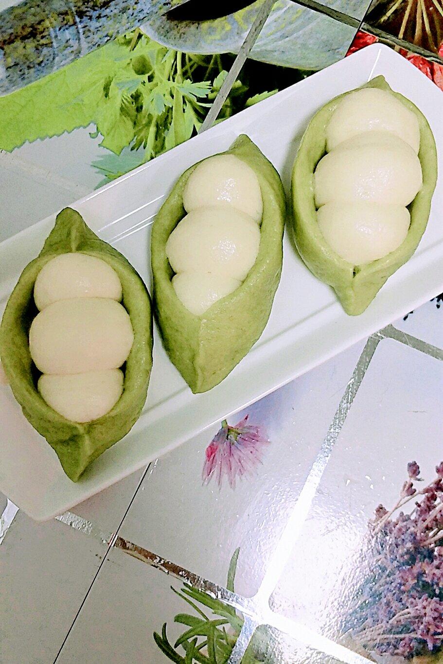 豌豆荚馒头
