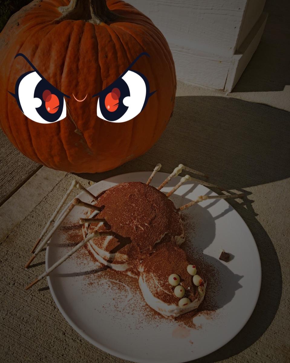 万圣节蜘蛛杯子蛋糕