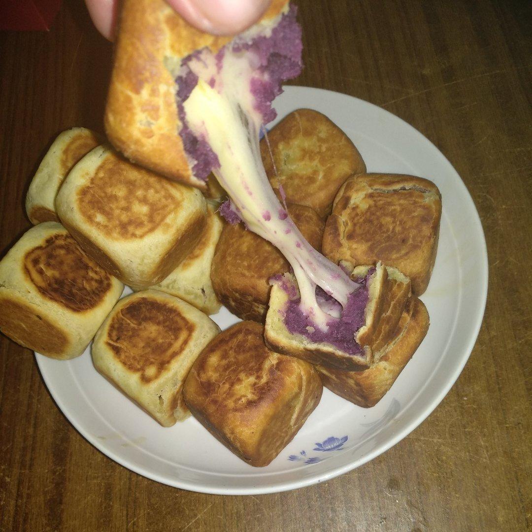 【爆浆紫薯仙豆糕】