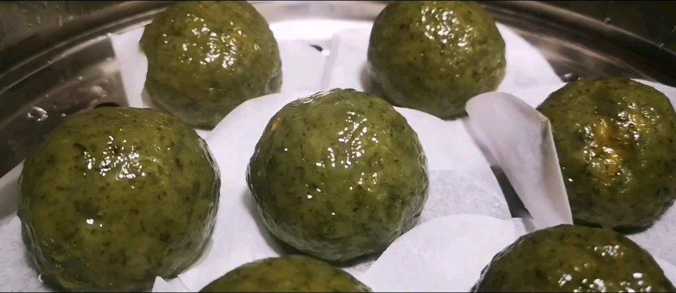 《Tinrry+》咸蛋黄肉松青团+红豆沙青团