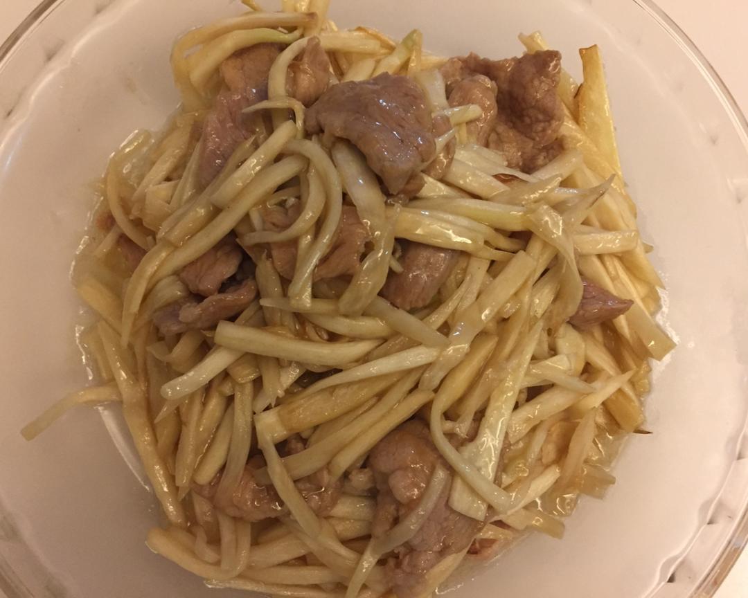 茭白肉丝