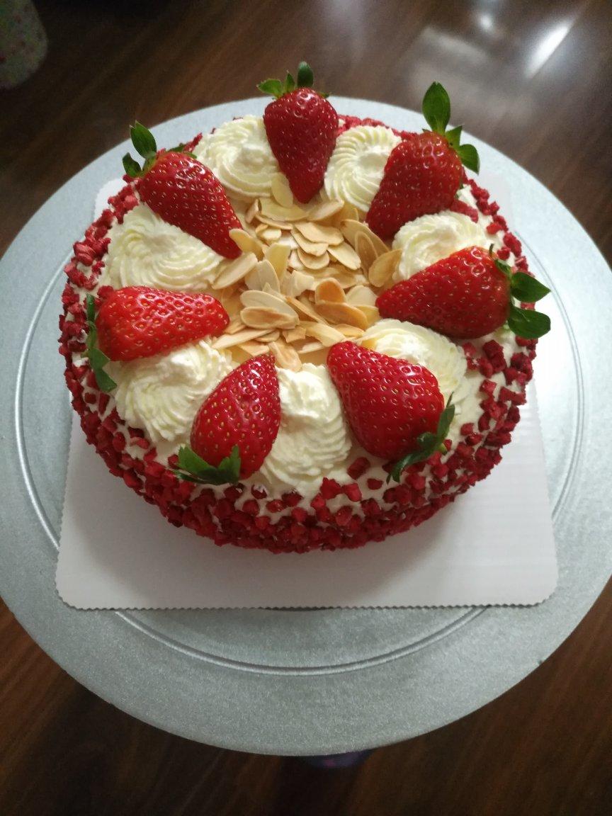 smilelily8220做的水果奶油【生日蛋糕】