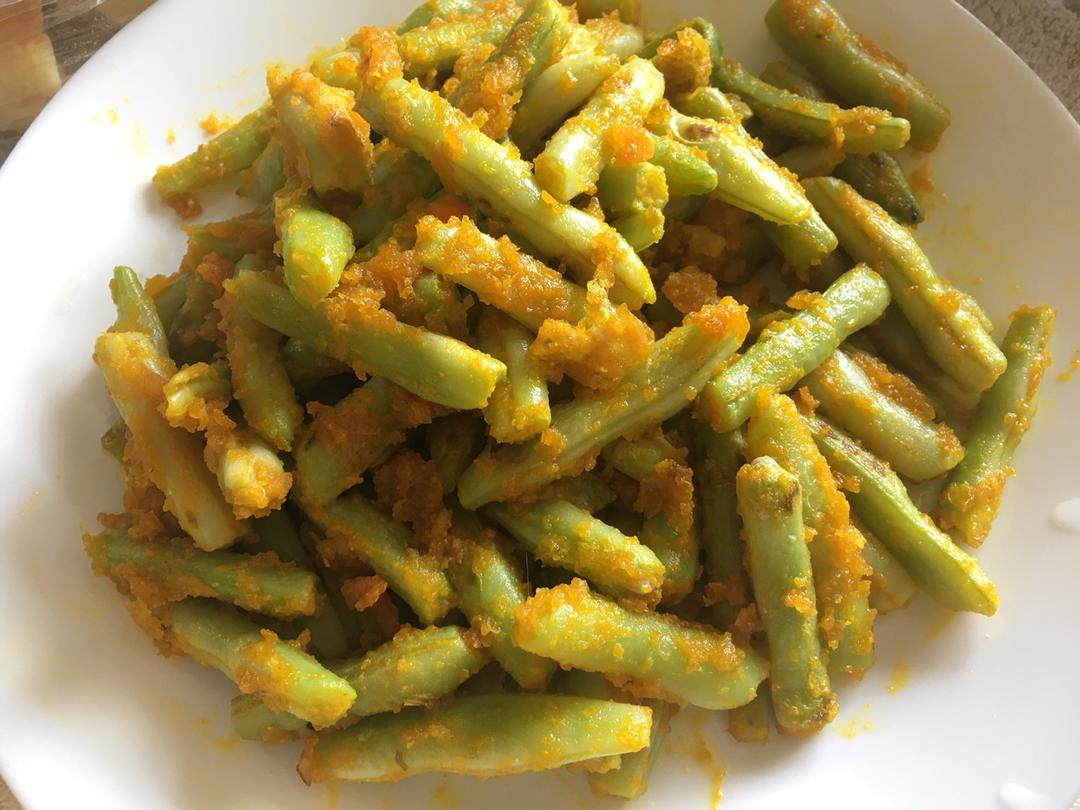 鸭黄豆角