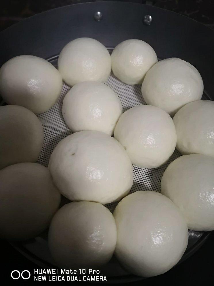 纯手工奶香馒头【无泡打粉，无添加】