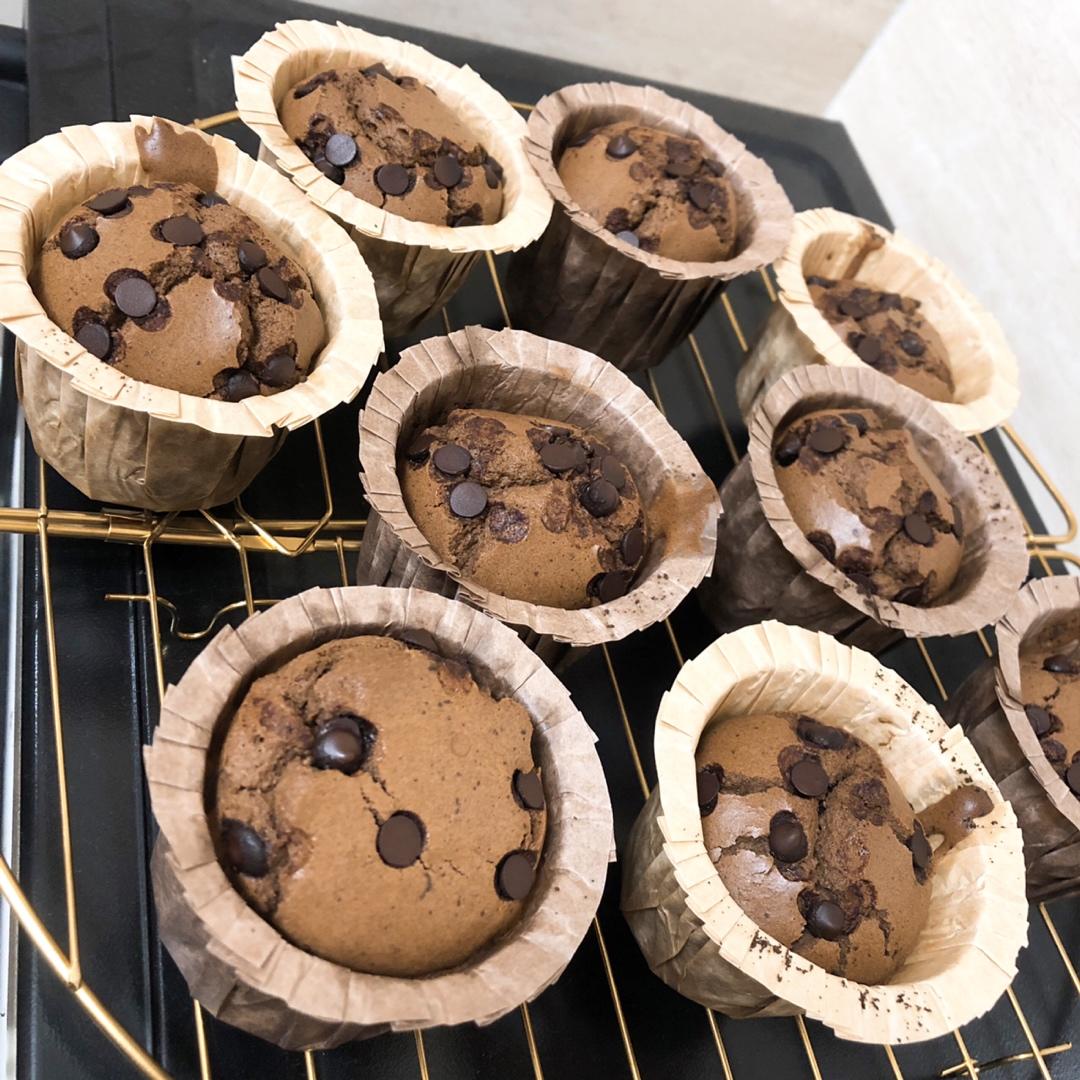 🍫最爱巧克力系列-可可奥利奥马芬杯杯子蛋糕