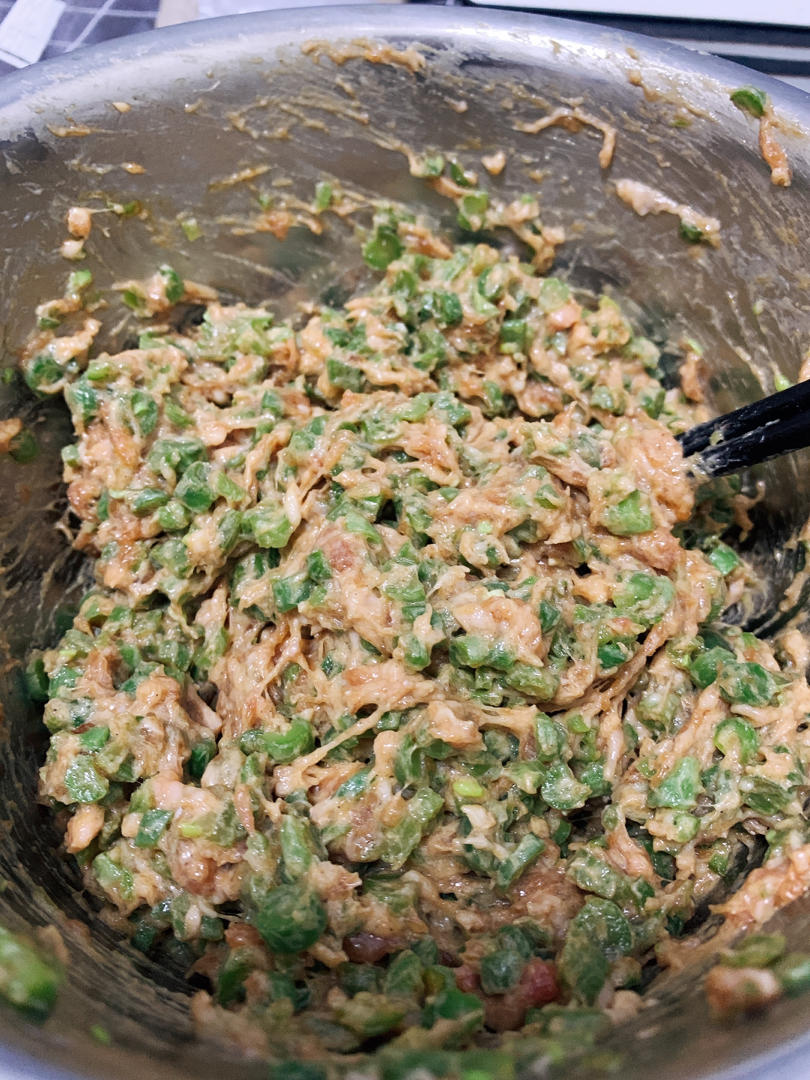 扁豆猪肉馅儿饺子