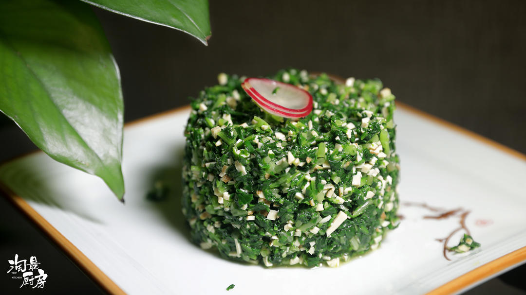 【马兰头拌香干】抓一把时令野菜,尝一口清新春鲜!的做法