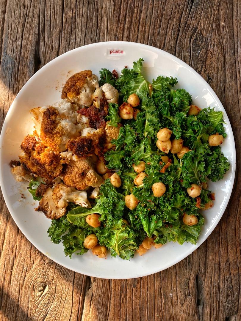 天生巨蟹座做的快炒羽衣甘蓝