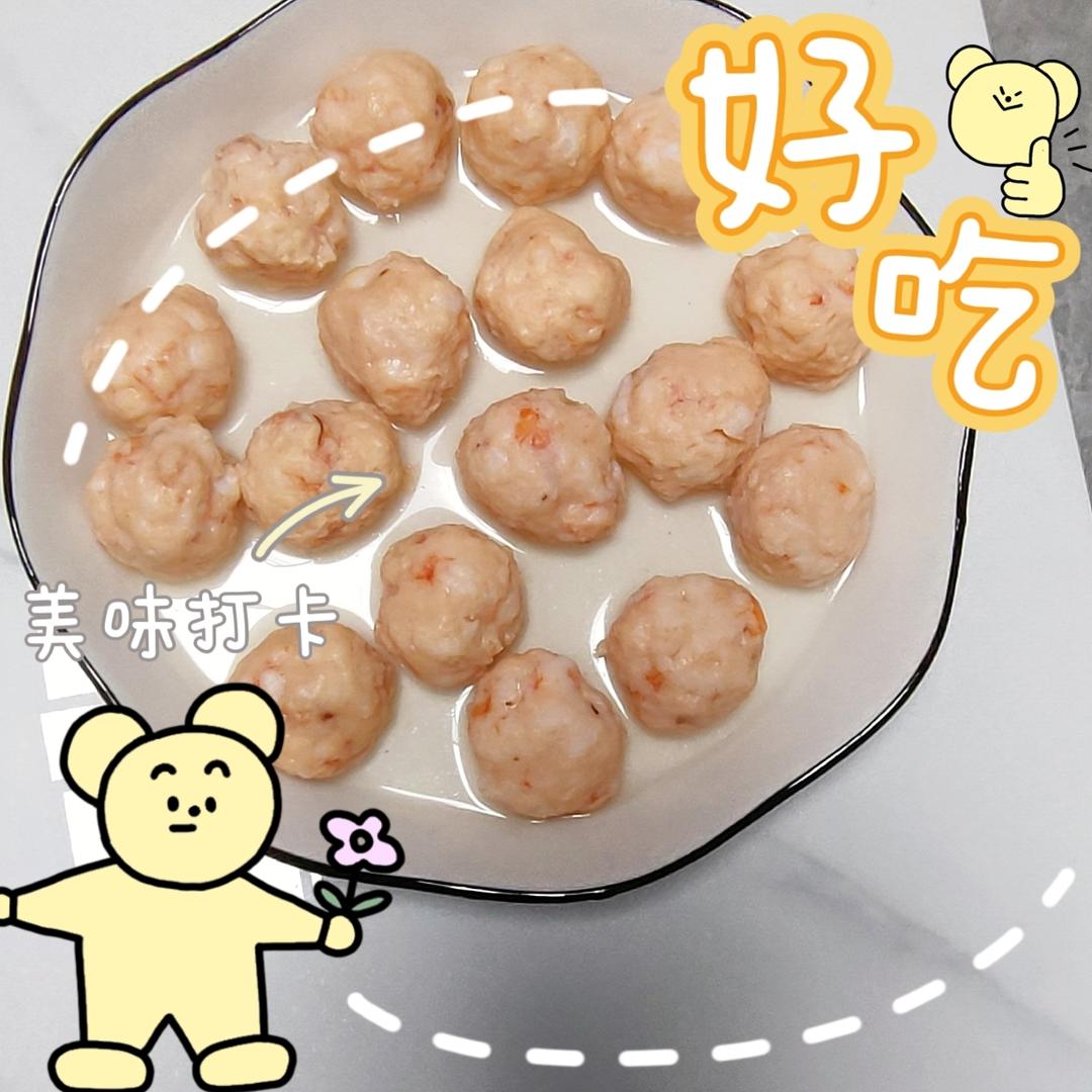 不加粉的Q弹虾滑