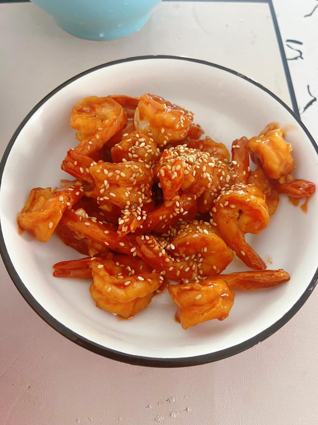 小陆馋哭了的糖醋虾仁