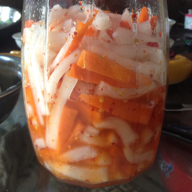 酸甜脆爽腌萝卜