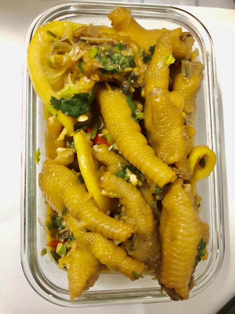 网红鸡爪—百香果柠檬泡椒鸡爪