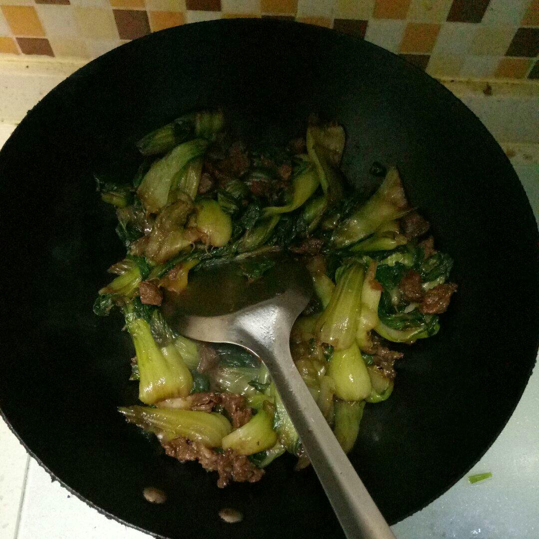 青菜炒肉