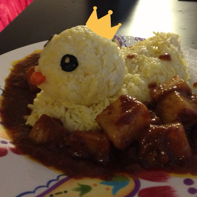 b.duck大黄鸭洗澡黄金咖喱饭