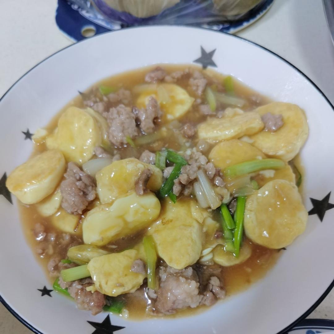肉末日本豆腐（下饭家常菜）