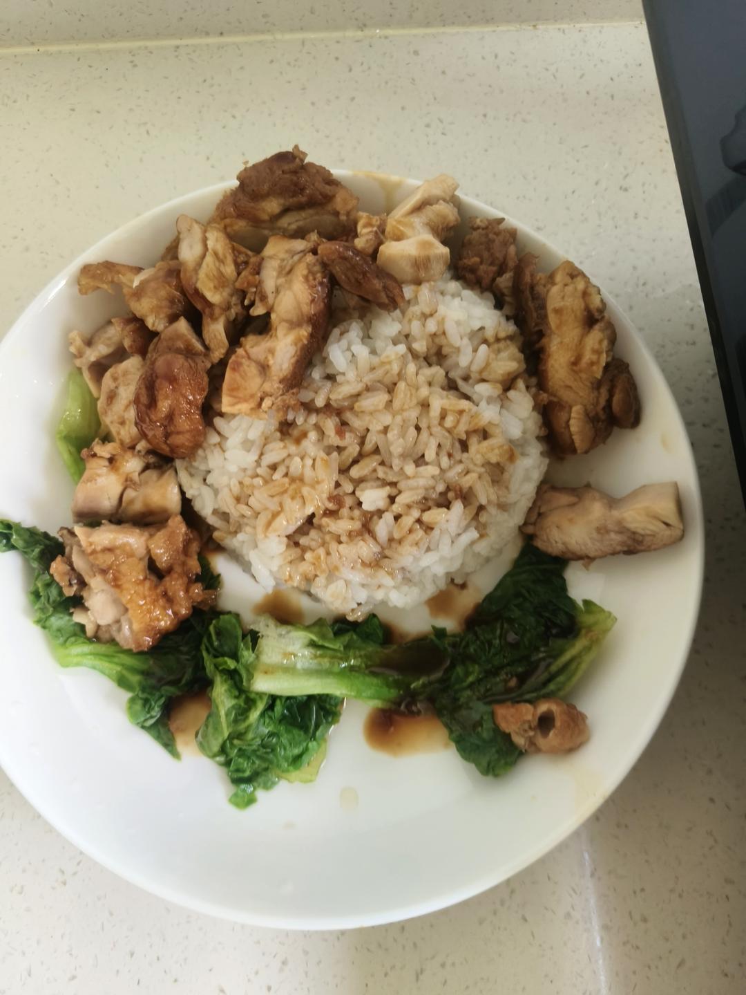 照烧鸡腿饭