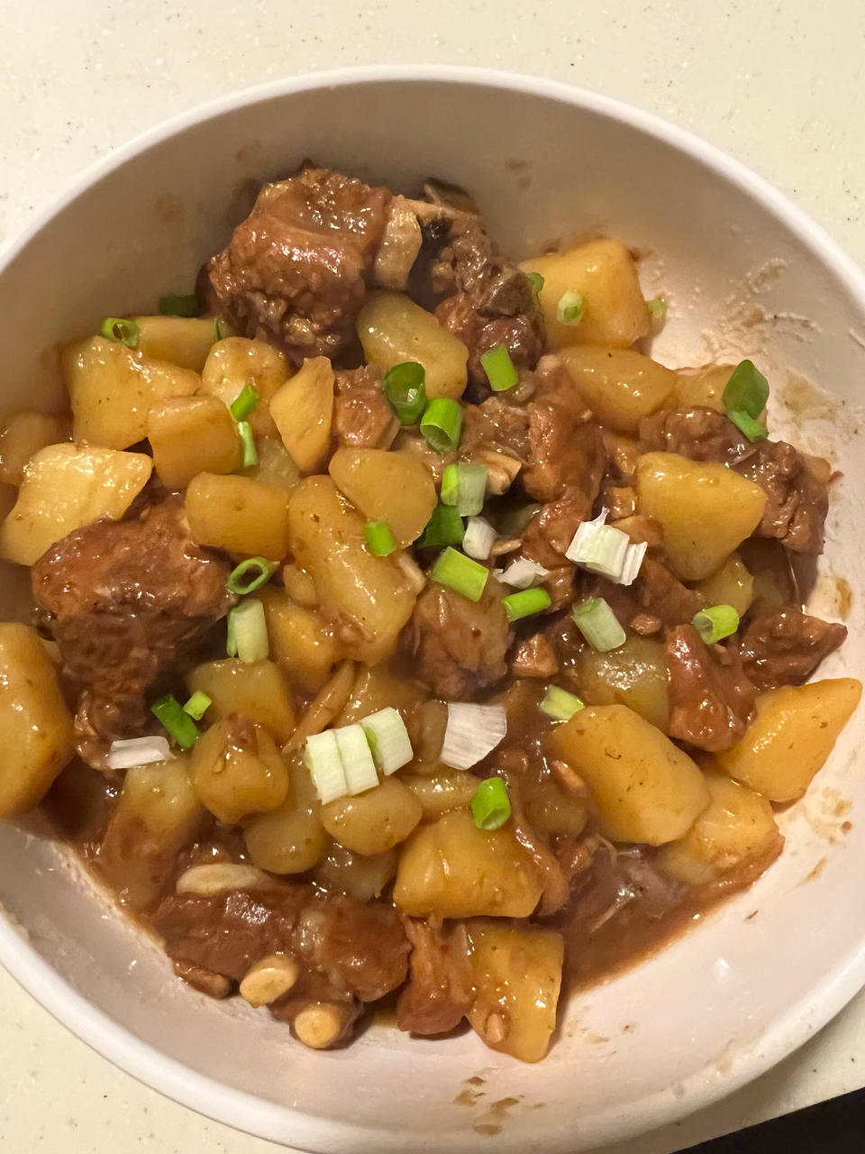 土豆炖排骨