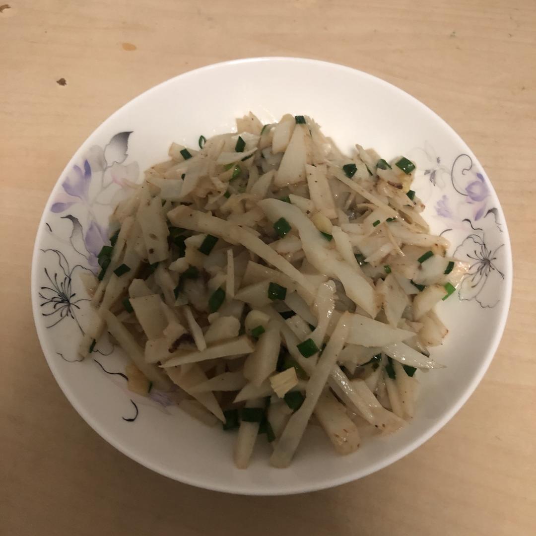 清炒藕片