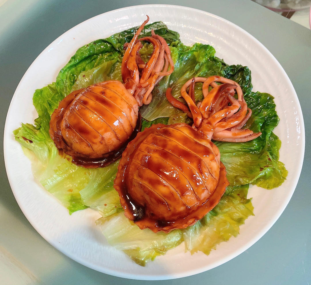 目鱼大烤（红烧墨鱼/卤乌贼）附超详细墨鱼清洗步骤