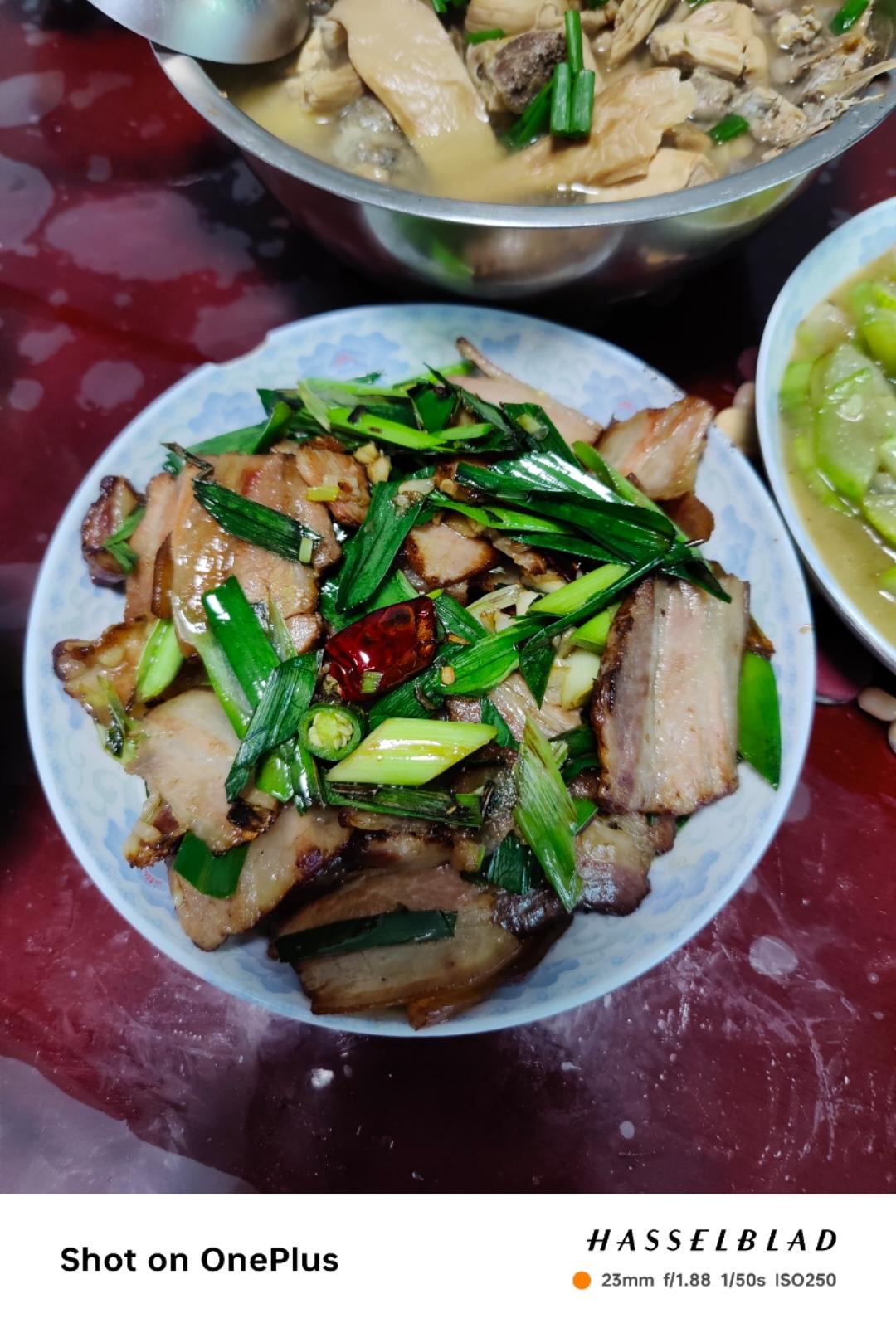 青蒜炒腊肉