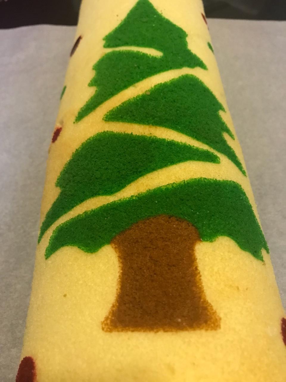 圣诞树蛋糕卷~