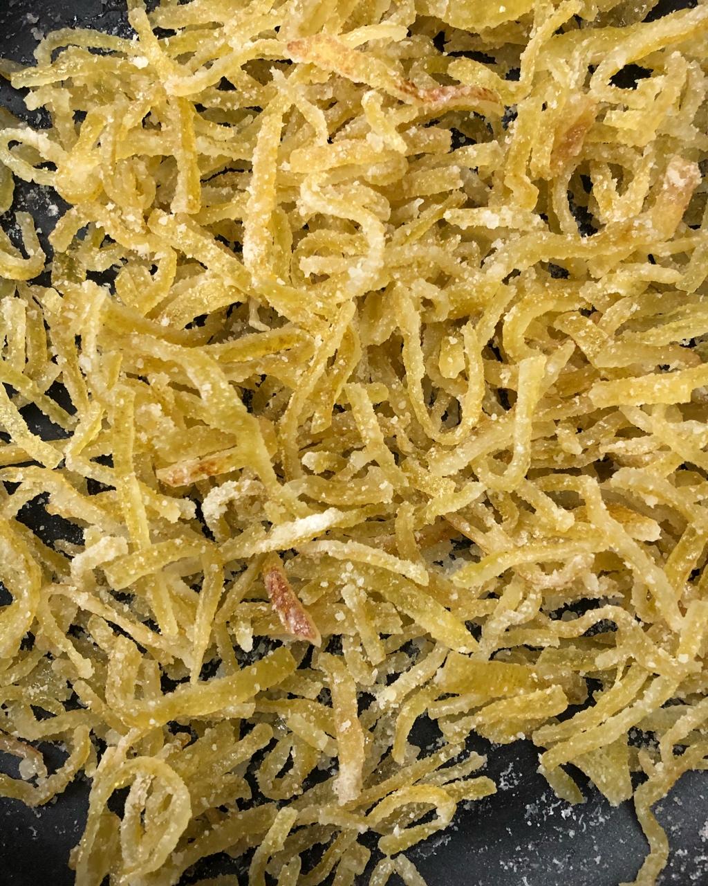 起沙挂霜柚子皮糖