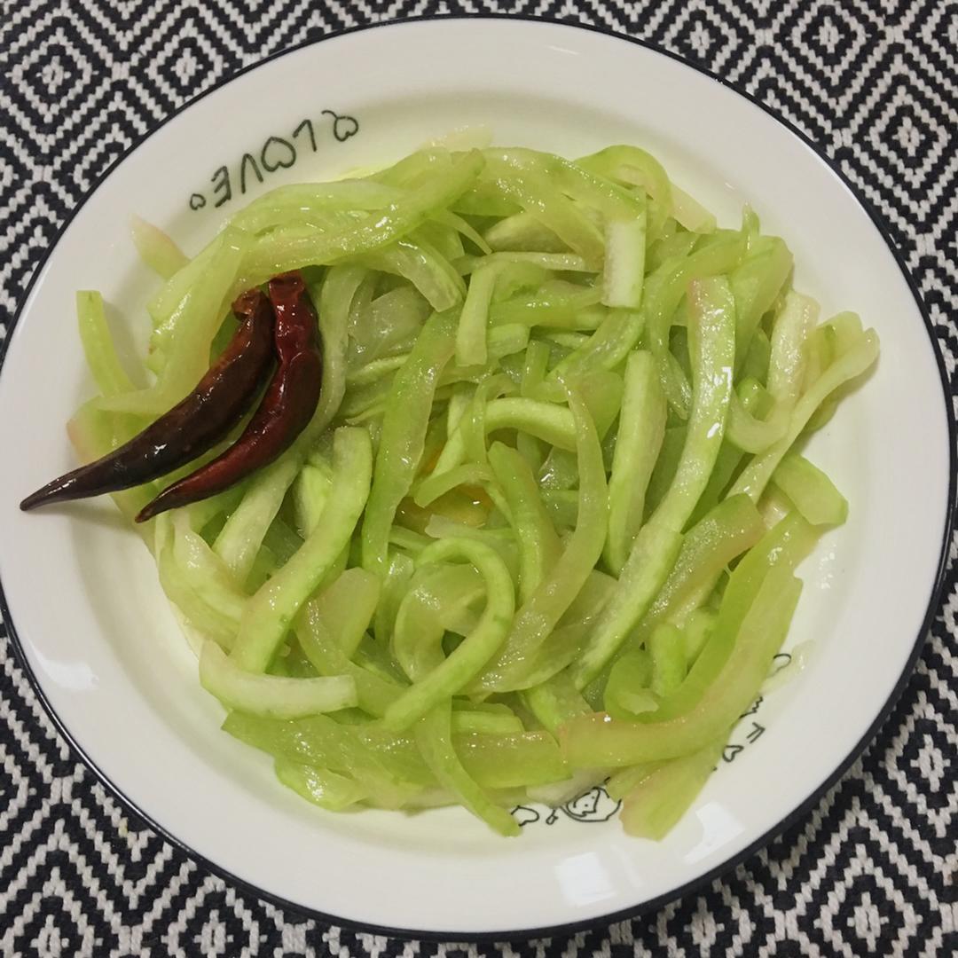 清炒西瓜皮