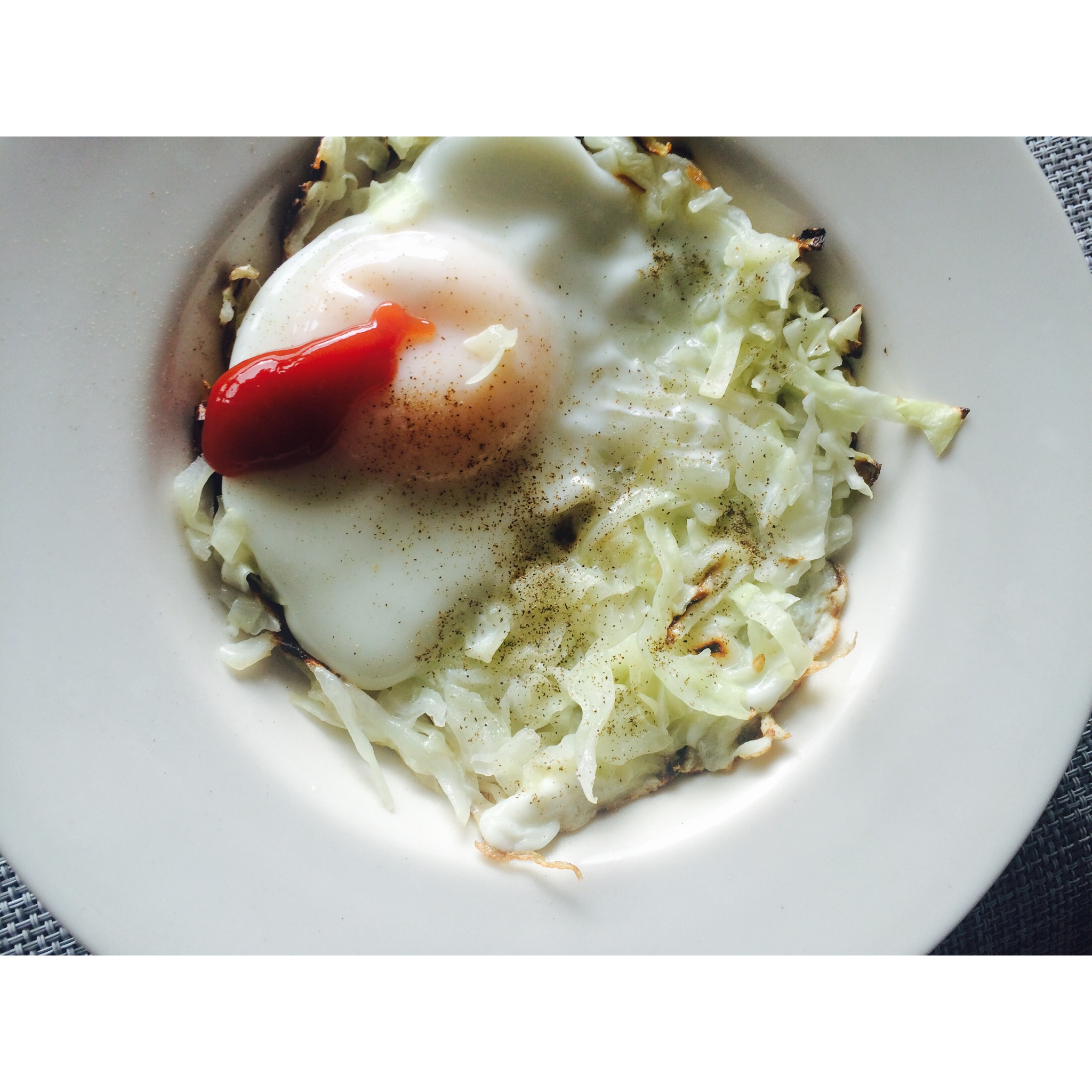 快手早餐料理-卷心菜烘蛋