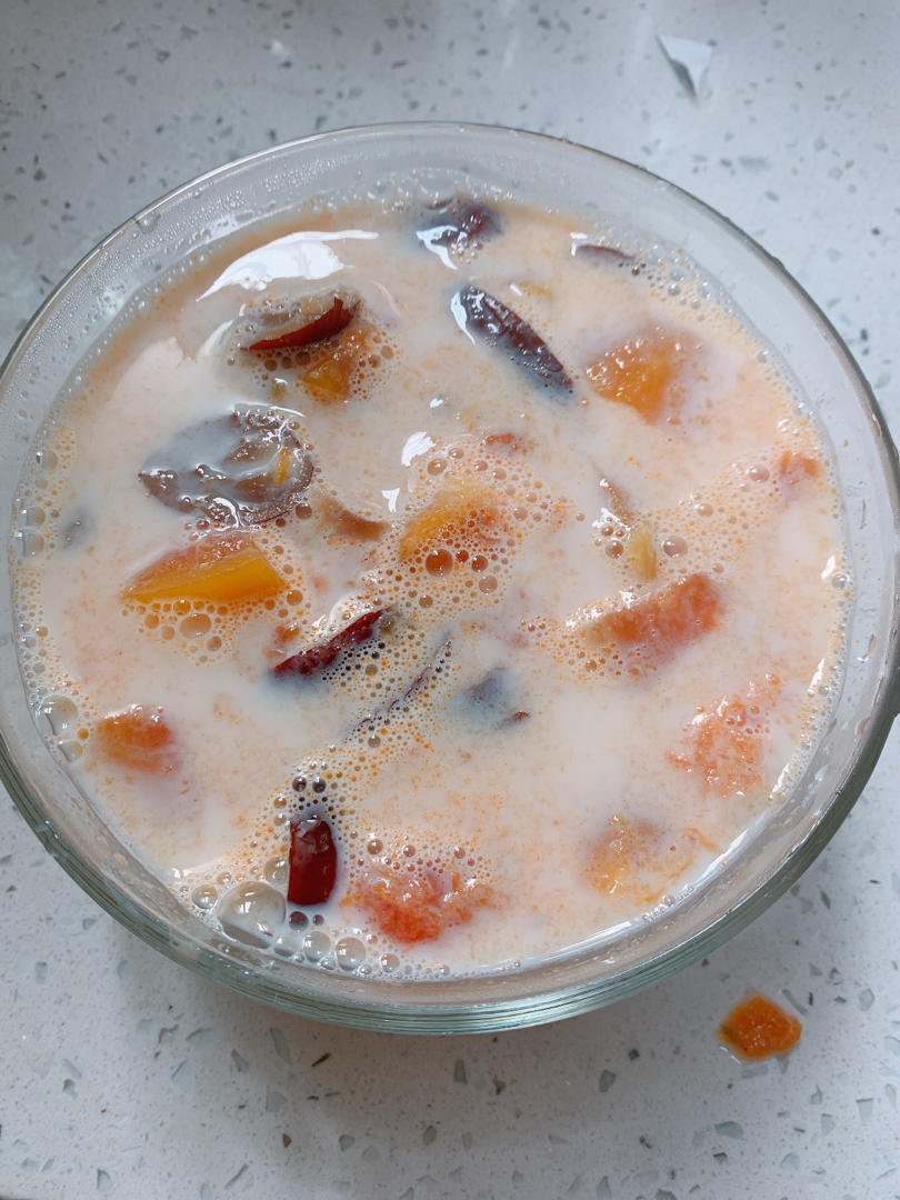 木瓜炖牛奶🥛|低脂营养✨喝出牛奶肌