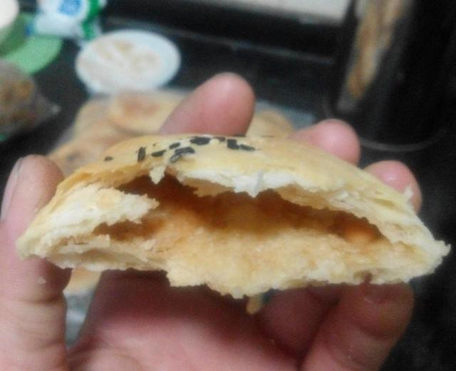 芝麻盐酥皮火烧的做法