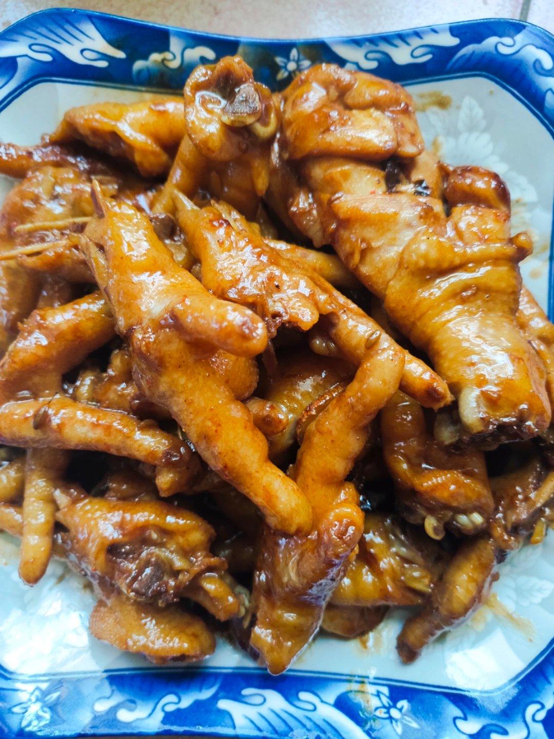 秘制红烧鸡爪
