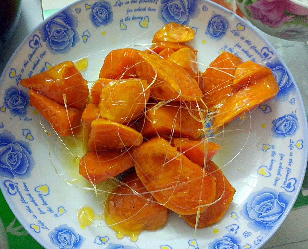 手机用户4930_qc8s做的拔丝地瓜 toffee sweet potato