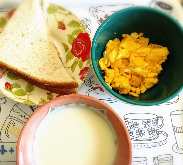 美式炒蛋 scrambled eggs