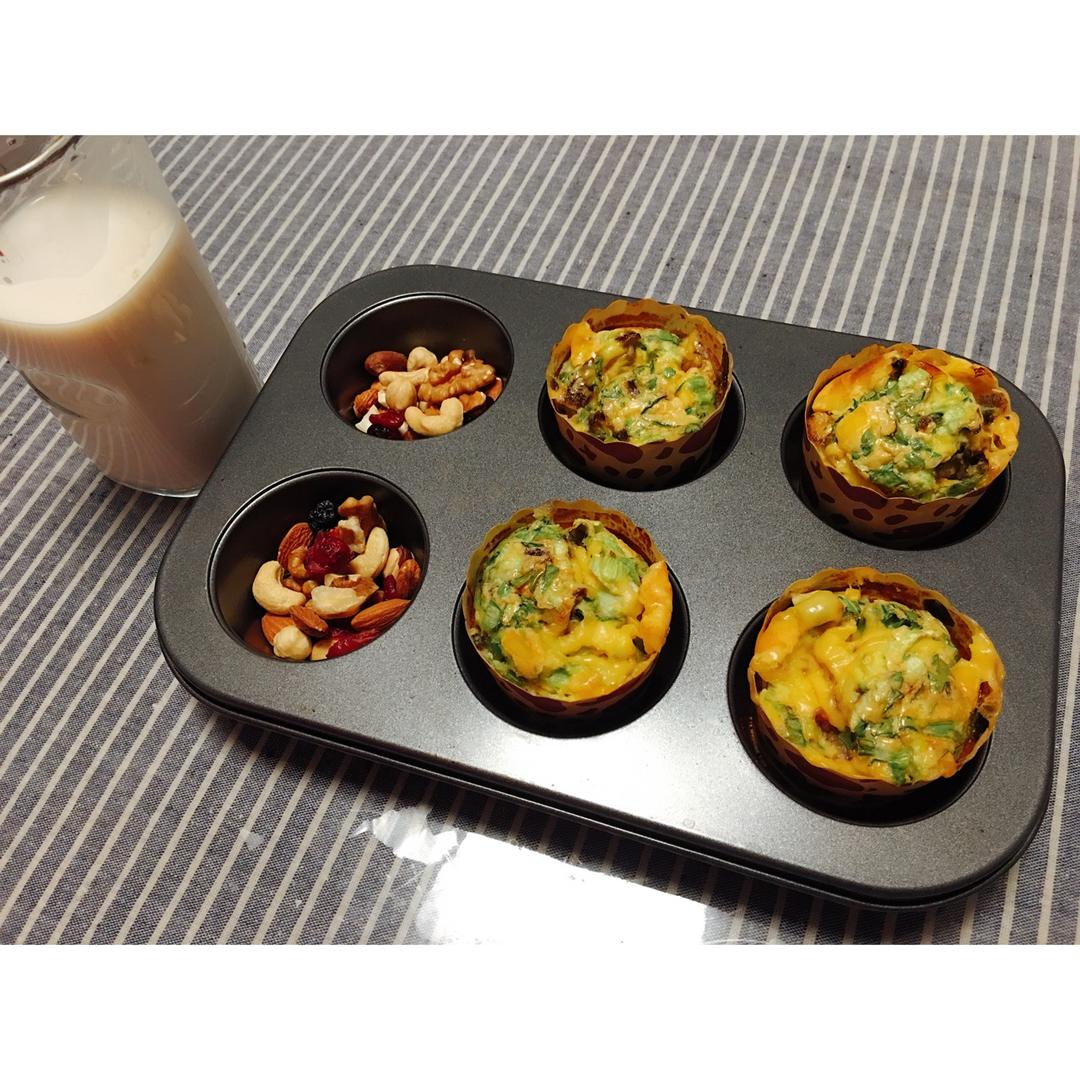 早餐鸡蛋杯cupcake Frittata