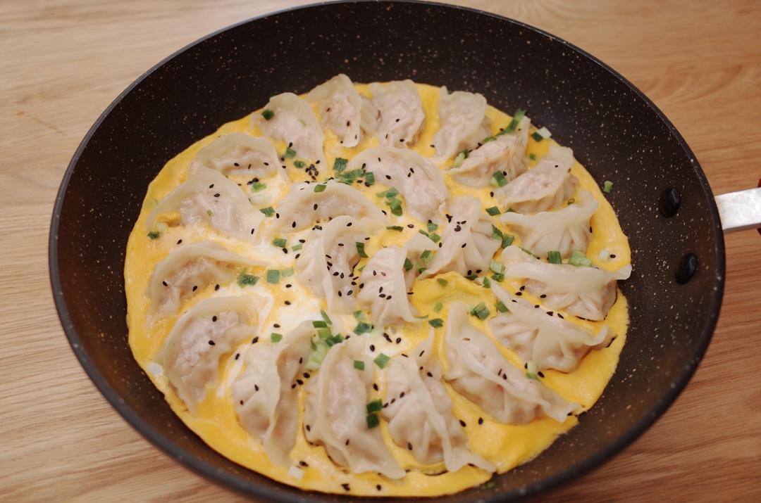 懒人快手抱蛋煎饺