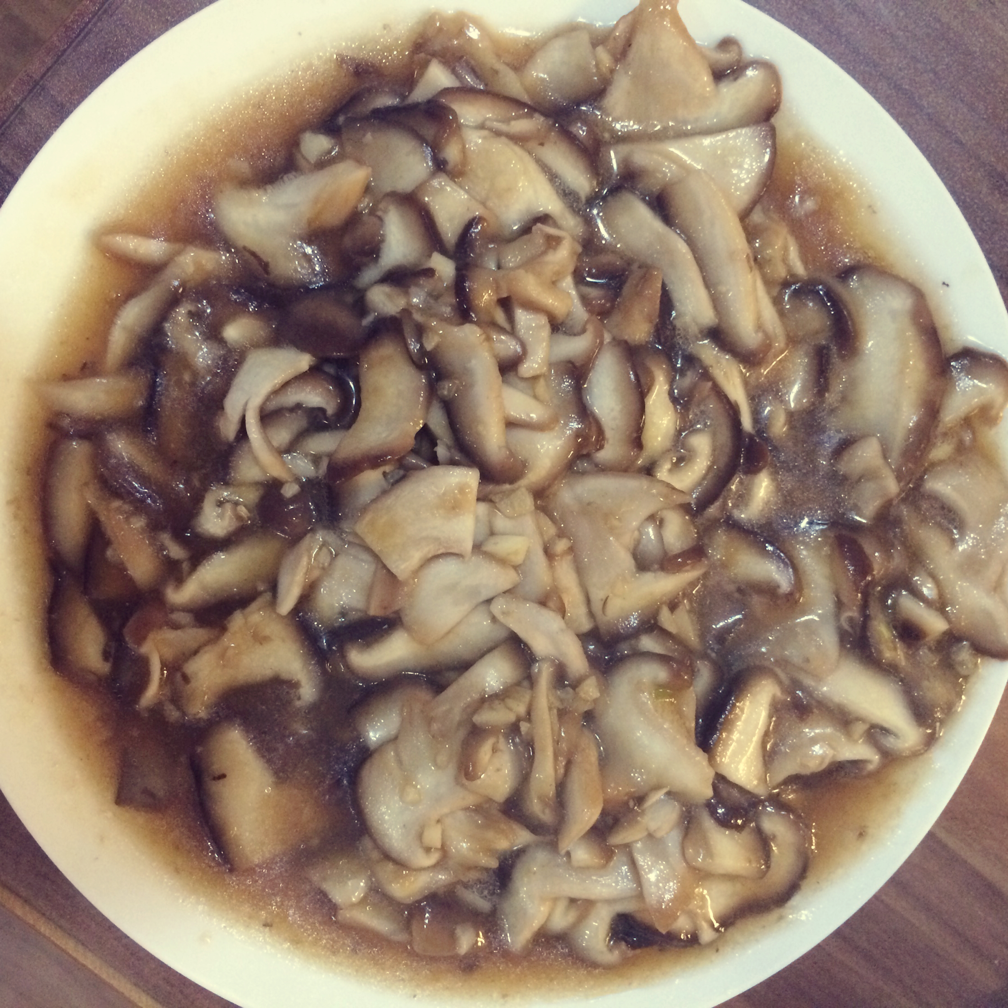 蚝油冬菇鸡腿