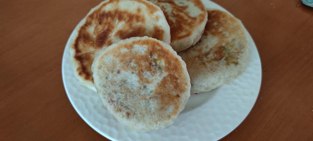 超柔软发面胡萝卜鸡蛋馅饼（凉了也不硬）