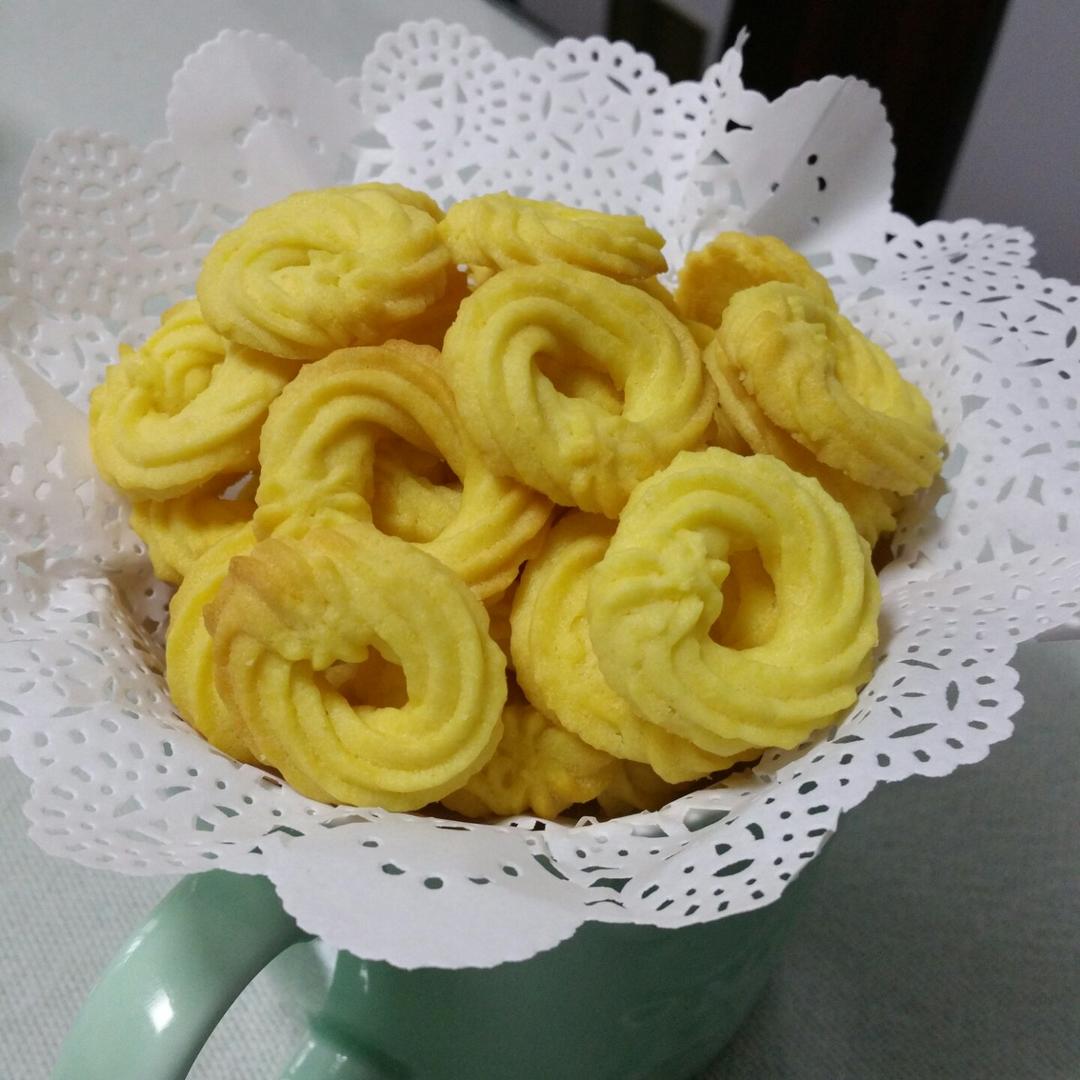 美味可口的黄油曲奇，so easy~