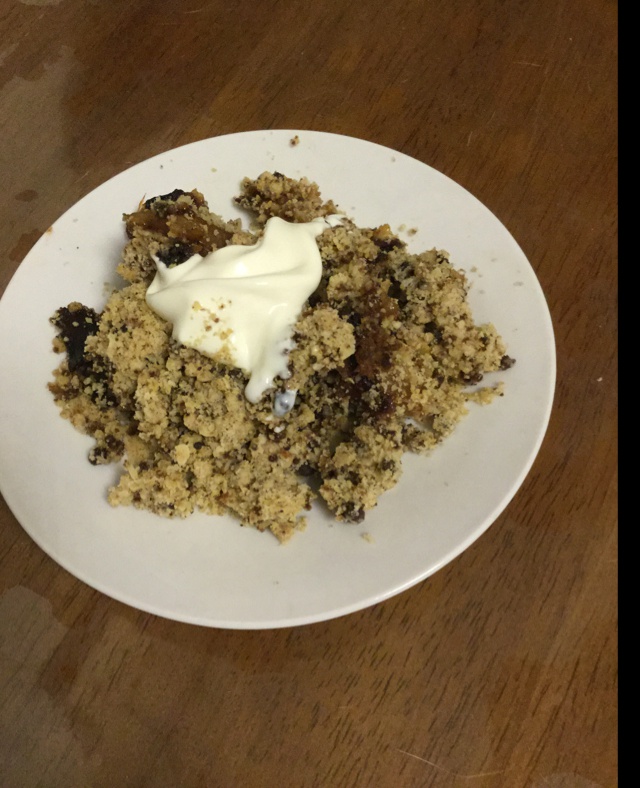 英式传统甜点Apple Crumble 苹果派
