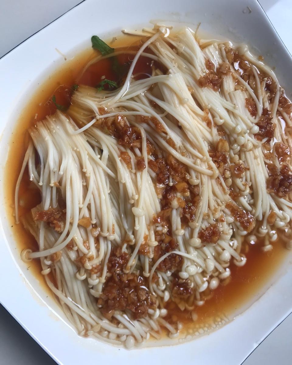 蒜蓉蒸金针菇