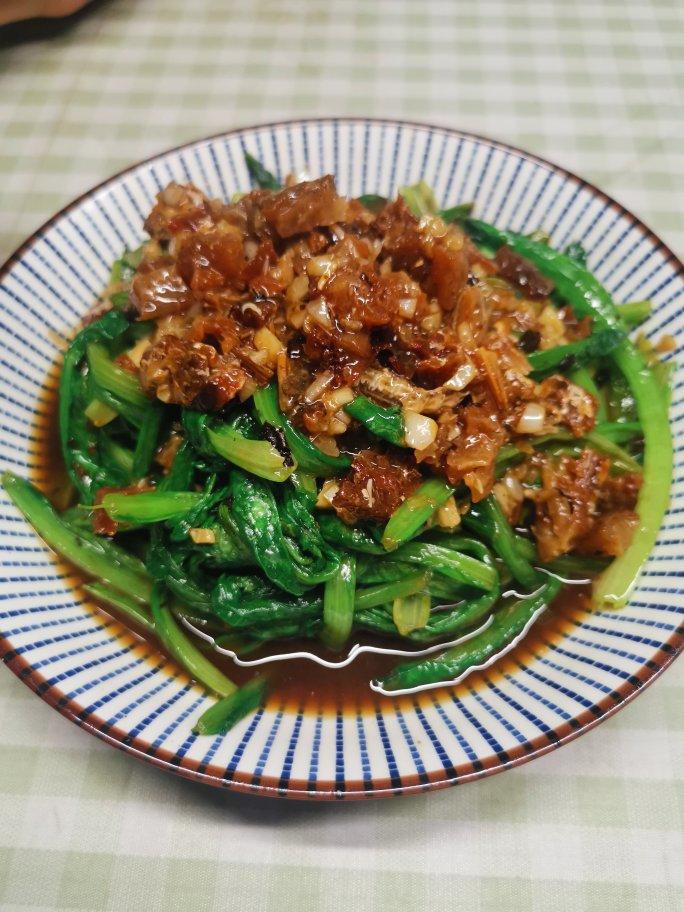 豆豉鲮鱼油麦菜