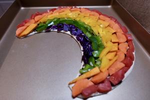 彩虹🌈薄底披萨·奶素的做法 步骤16