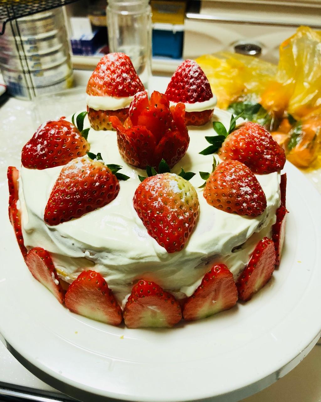 圣诞呆萌裸蛋糕