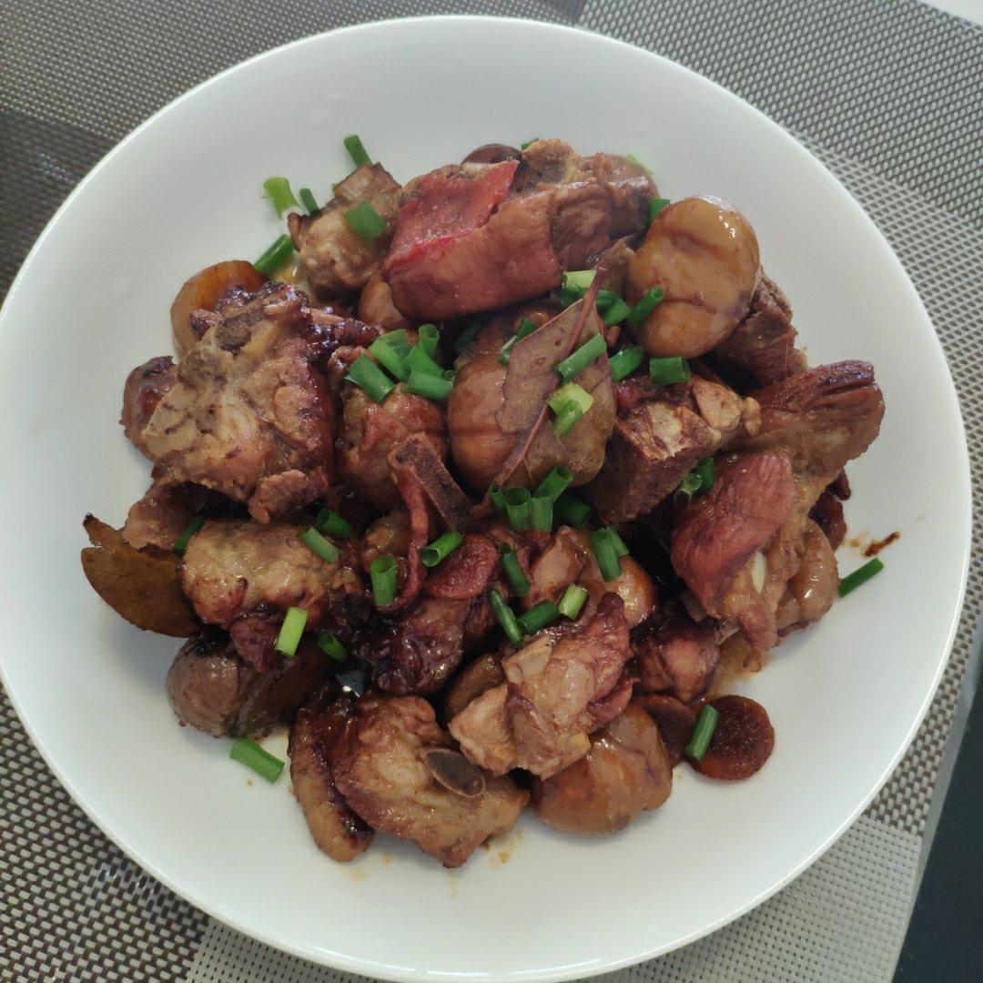 板栗烧排骨
