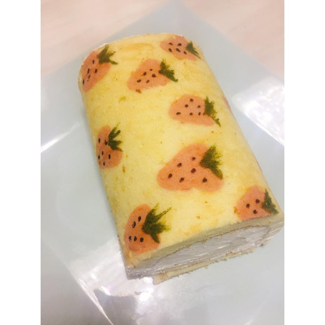 草莓蛋糕卷